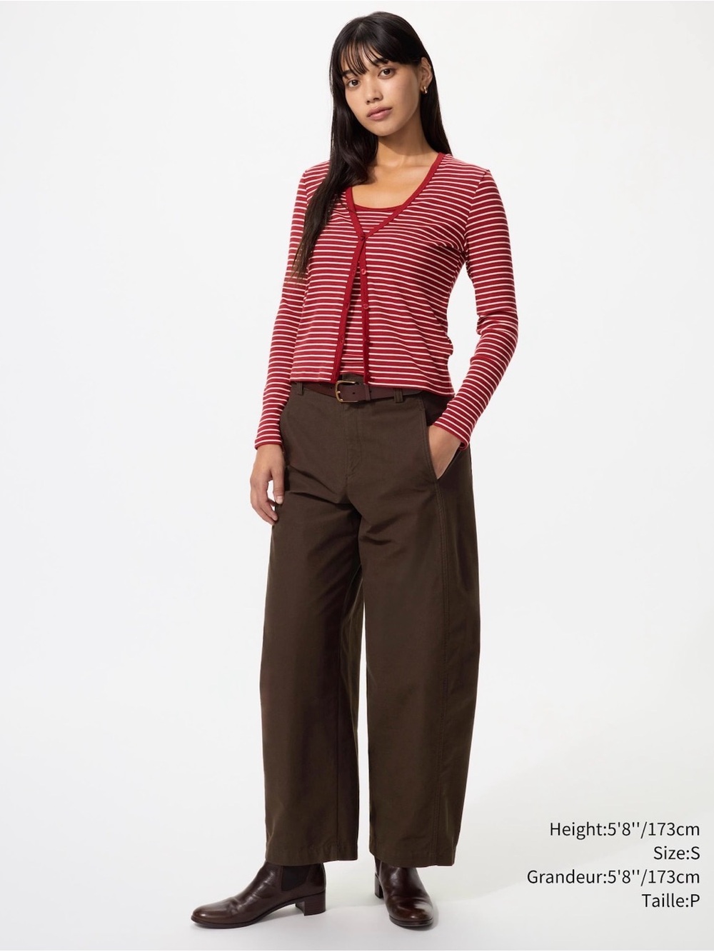 Uniqlo jersey barrel pants